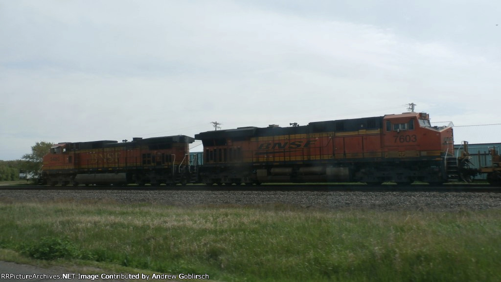 BNSF 5480 & 7603